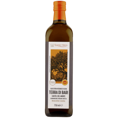 TESORI DELL'ARCA Olio Extra Vergine di Oliva Terra di Bari Castel del Monte DOP 750 ml – immagine 9