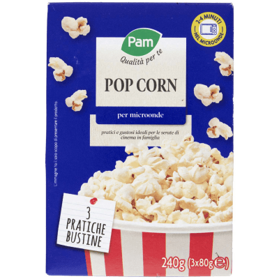 PAM Qualità per te Pop Corn per micronde 240 g – immagine 9