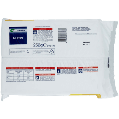 PAM PANORAMA Muffin 252g (42g x 6) – immagine 11