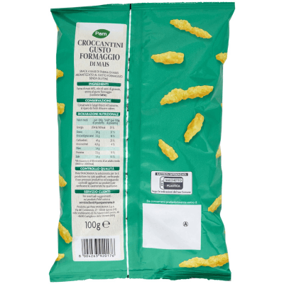 PAM Croccantini Gusto Formaggio di Mais 100 g – immagine 11