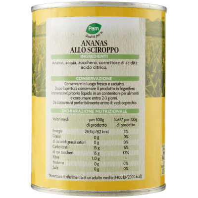 PAM Qualità per te Ananas a fette sciroppato 565 g – immagine 10