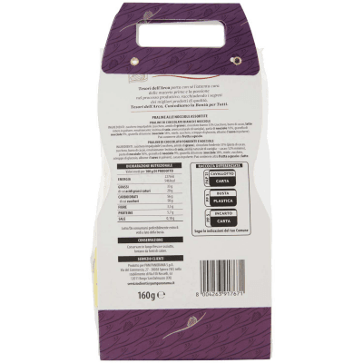 TESORI DELL'ARCA Tartufi alle Nocciole Assortiti di Cioccolato Bianco e Fondente 160 g – immagine 11