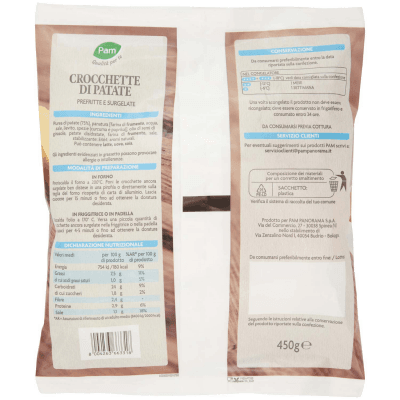 PAM Qualità per te Crocchette di Patate prefritte Surgelate 450 g – immagine 11