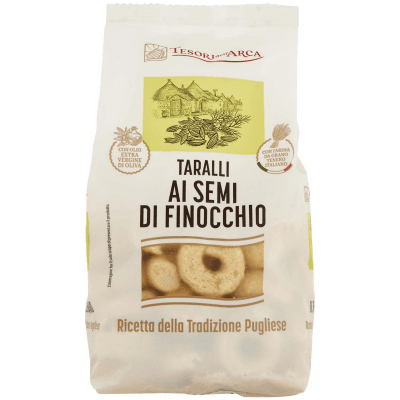TESORI DELL'ARCA Taralli ai Semi di Finocchio 250 g – immagine 9