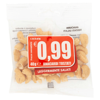 Anacardi tostati 40g – immagine 2