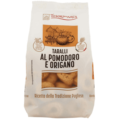 TESORI DELL'ARCA Taralli al Pomodoro e Origano 250 g – immagine 9