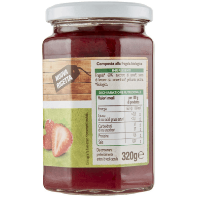 BIO Composta alla fragola Biologica 320 g – immagine 12