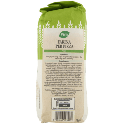 PAM Farina per Pizza Ideale per Pizze e Focacce 1 kg – immagine 10