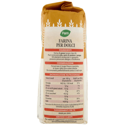 PAM Farina per Dolci per Frolle, Biscotti e Ciambelle 1 kg – immagine 12