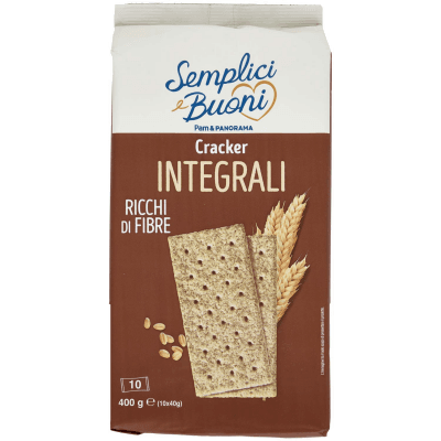 SEMPLICI E BUONI Cracker Integrali 10 x 40 g – immagine 9