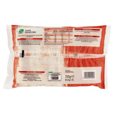 PAM Qualità per te Panini per Hot Dog 4 x 62,5 g – immagine 11