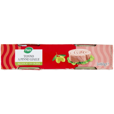 PAM Tonno a Pinne Gialle all'Olio di Oliva 2 x 160 g – immagine 14