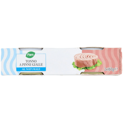 PAM Tonno a Pinne Gialle al Naturale 2 x 160 g – immagine 14