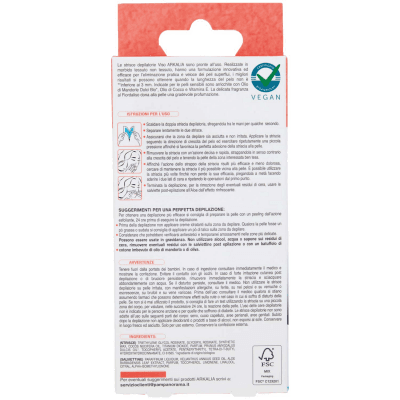 ARKALIA Strisce Depilatorie Viso Pelli Sensibili 16 Strisce + 3 Salviettine Post Depilazione – immagine 11