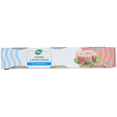PAM Tonno a Pinne Gialle al Naturale 3 x 80 g – immagine 14