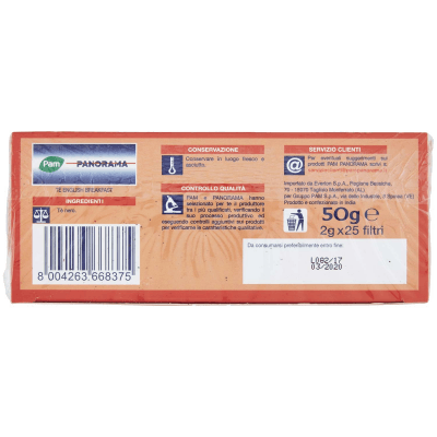 PAM PANORAMA Tè English Breakfast 50g (2g x 25) – immagine 14