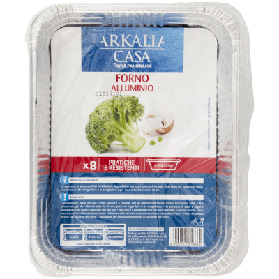 PAM PANORAMA Vaschette alluminio Forno 4 porzioni 8 pz – immagine 9