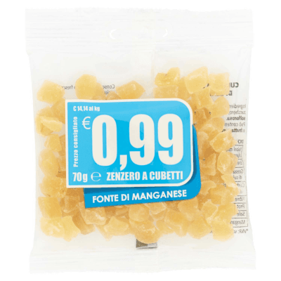 Zenzero a cubetti 70g – immagine 2