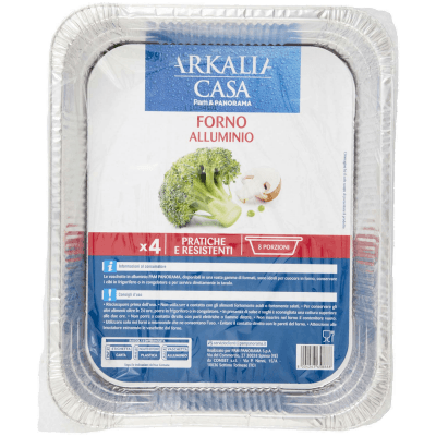 PAM PANORAMA Vaschette alluminio Forno 8 porzioni 4 pz – immagine 9