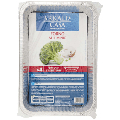 PAM PANORAMA Vaschette alluminio Forno 6 porzioni 4 pz – immagine 9
