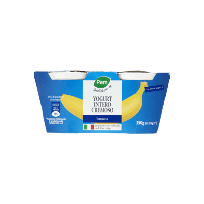 PAM PANORAMA Yogurt intero Cremoso alla Banana 250g (125g x2) – immagine 9