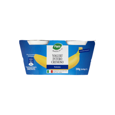 PAM PANORAMA Yogurt intero Cremoso alla Banana 250g (125g x2) – immagine 11