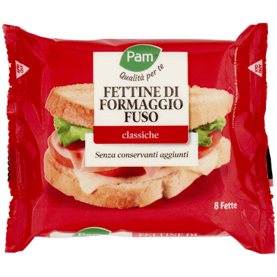 PAM Qualità per te Fettine di Formaggio Fuso 8 Pezzi 200 g – immagine 9
