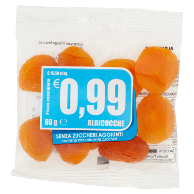 Albicocche disidratate 60g – immagine 2
