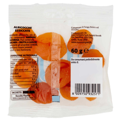 Albicocche disidratate 60g – immagine 4
