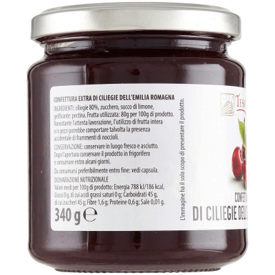 TESORI DELL'ARCA Confettura Extra di Ciliegie dell'Emilia Romagna 340 g – immagine 10