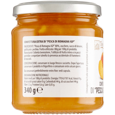 TESORI DELL'ARCA Confettura Extra di "Pesca di Romagna IGP" 340 g – immagine 10