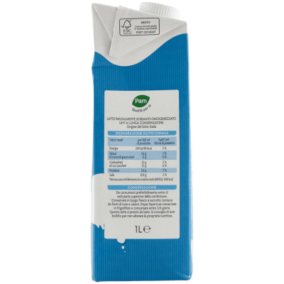 PAM Qualità per te Latte UHT parzialmente scremato 1 L – immagine 10