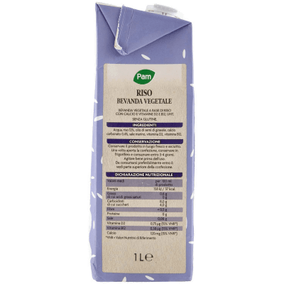 PAM Riso Bevanda Vegetale 1 L – immagine 10