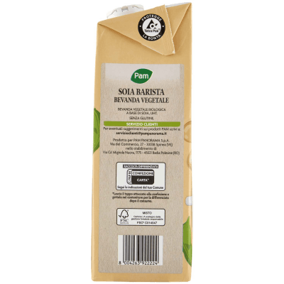 PAM Soia Barista Biologica Bevanda Vegetale 1 L – immagine 12