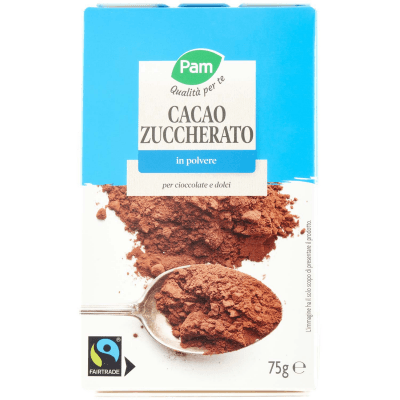 PAM Qualità per te Cacao Zuccherato in polvere 75 g – immagine 9