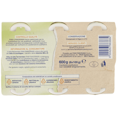 SEMPLICI E BUONI Probiotico Drink alla Fragola 600g (100g x 6) – immagine 14