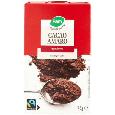 PAM Qualità per te Cacao Amaro in polvere 75 g – immagine 12