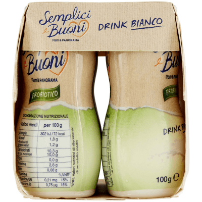 SEMPLICI E BUONI Probiotico Drink Bianco 600g (100g x 6) – immagine 10