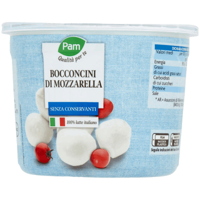 PAM Qualità per te Bocconcini di Mozzarella 200 g – immagine 14