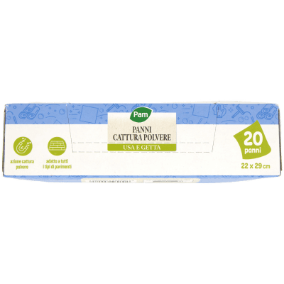 PAM Panni Cattura Polvere Usa e Getta 22 x 29 cm 20 pz – immagine 14