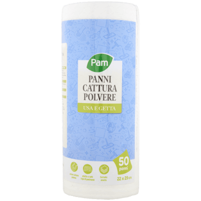 PAM Panni Cattura Polvere Usa e Getta 22 x 29 cm 50 pz – immagine 9