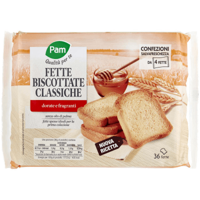 PAM Qualità per te Fette Biscottate Classiche 9 x 36 g – immagine 9