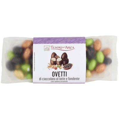 TESORI DELL'ARCA Ovetti di cioccolato al latte e fondente con ripieni assortiti 400 g – immagine 9