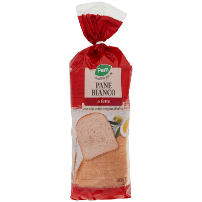 PAM Qualità per te Pane Bianco a fette con olio extra vergine di oliva 400 g – immagine 9