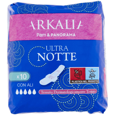 PAM PANORAMA Assorbenti Ultra Notte con Ali in Bustina 10 pz – immagine 9