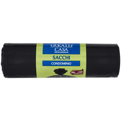 ARKALIA CASA Sacchi Condominio con Laccio 70x110 cm 110 Litri Antigoccia 10 pz – immagine 9