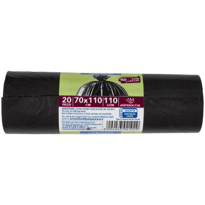 ARKALIA CASA Sacchi Condominio con Laccio 70x110 cm 110 Litri Antigoccia 20 pz – immagine 13