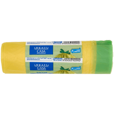 ARKALIA CASA Sacchi Contenitori Rettangolari con Tiretto 68x65 cm 46 Litri Antigoccia 15 pz – immagine 13