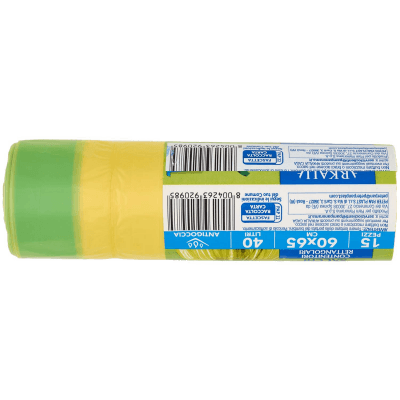 ARKALIA CASA Sacchi Contenitori Rettangolari con Tiretto 60x65 cm 40 Litri Antigoccia 15 pz – immagine 11