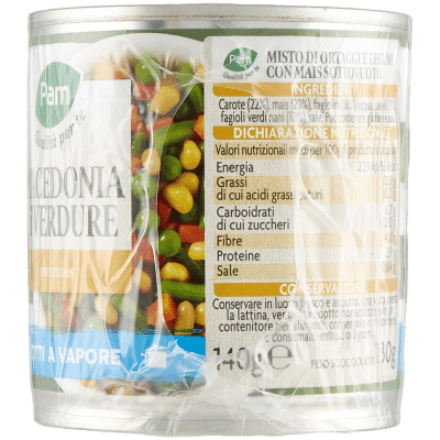 PAM Qualità per te Macedonia di Verdure con mais 2 x 140 g – immagine 10